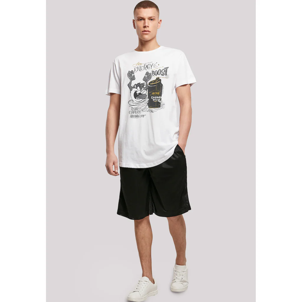 F4NT4STIC T-Shirt »Looney Tunes Taz Energy Boost« Print