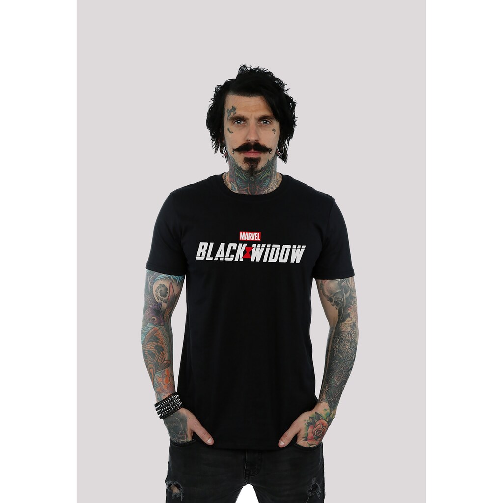 F4NT4STIC T-Shirt »Marvel Black Widow Movie« Herren Premium Merch Regular-Fit Basic Logo Print ▷ kaufen