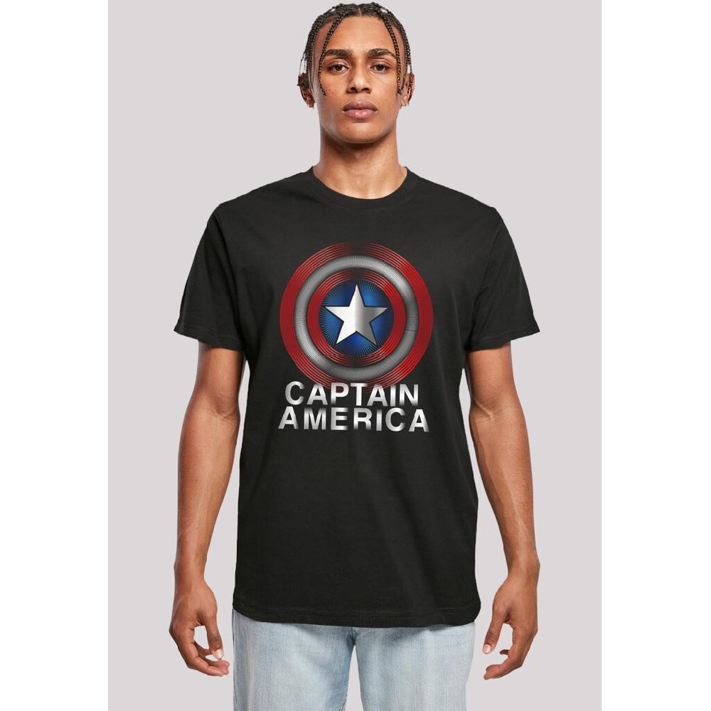 F4NT4STIC T-Shirt »Marvel Captain America Flash Logo« Premium Qualität ▷ für