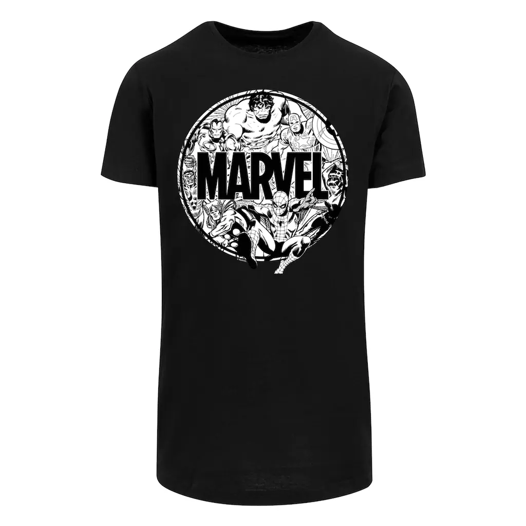 F4NT4STIC T-Shirt »Marvel Comics Logo Character Infill'« Print ▷ Kaufen