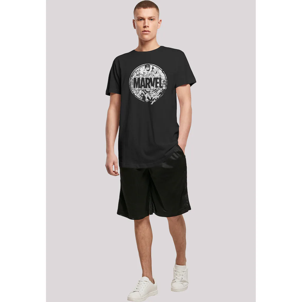 F4NT4STIC T-Shirt »Marvel Comics Logo Character Infill'« Print ▷ Kaufen