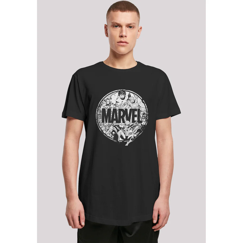 F4NT4STIC T-Shirt »Marvel Comics Logo Character Infill'« Print ▷ kaufen