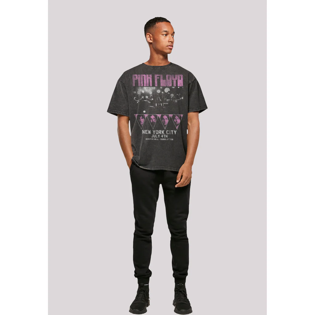 F4NT4STIC T-Shirt »Pink Floyd Oversize T-Shirt« Print ▷ Für