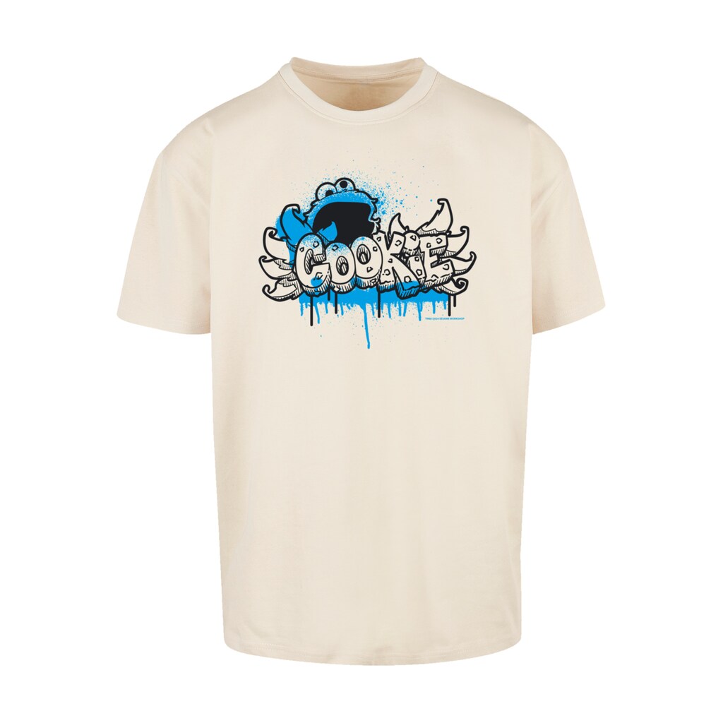 F4NT4STIC T-Shirt »Sesamstraße Cookie Fingers Graffiti« Premium Qualität Weihnachts-Kollection ▷ Bestellen