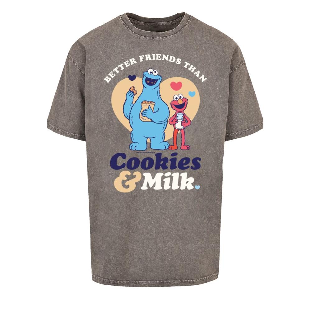 F4NT4STIC T-Shirt »Sesamstraße Cookies & Milk« Premium Qualität Weihnachts-Kollection ▷ Kaufen