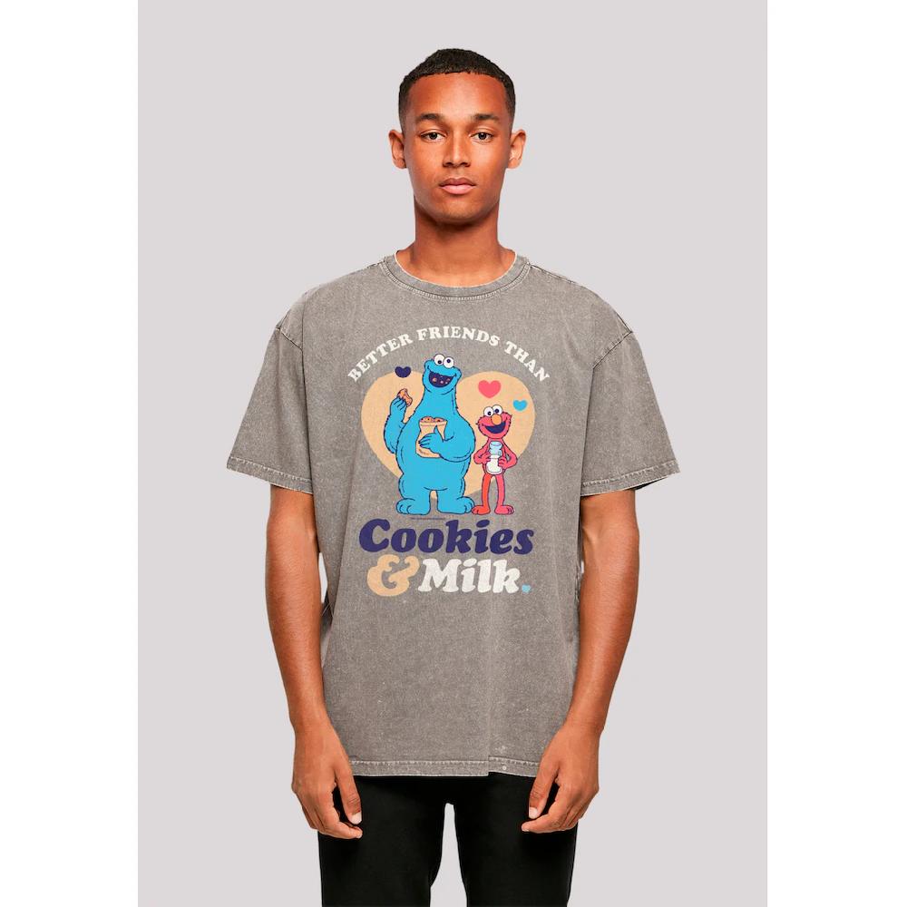 F4NT4STIC T-Shirt »Sesamstraße Cookies & Milk« Premium Qualität Weihnachts-Kollection ▷ kaufen