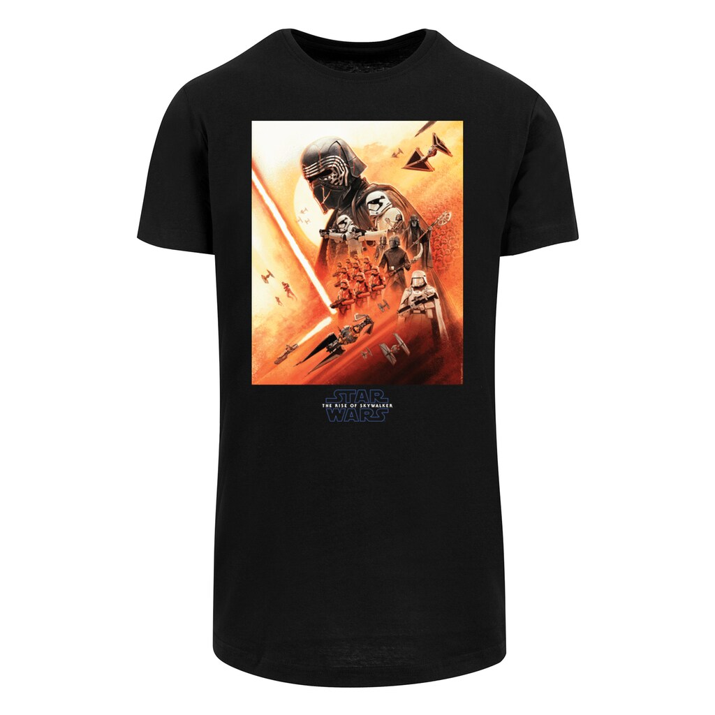 F4NT4STIC T-Shirt »Star Wars Rise Of Skywalker First Order Boys« Herren Premium Merch Lang Longshirt Bedruckt ▷ Für