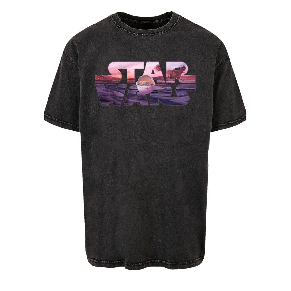 F4NT4STIC T-Shirt »Star Wars The Mandalorian Child Ride The Sky« Premium Qualität ▷ Kaufen