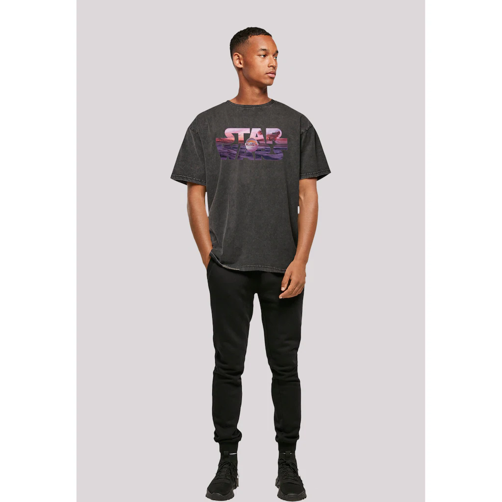 F4NT4STIC T-Shirt »Star Wars The Mandalorian Child Ride The Sky« Premium Qualität ▷ Kaufen