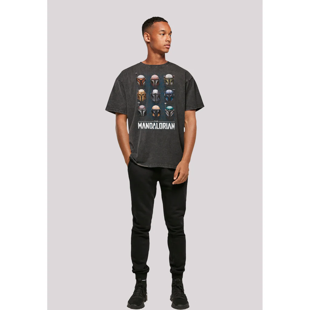 F4NT4STIC T-Shirt »Star Wars The Mandalorian Helmets« Premium Qualität ▷ Für