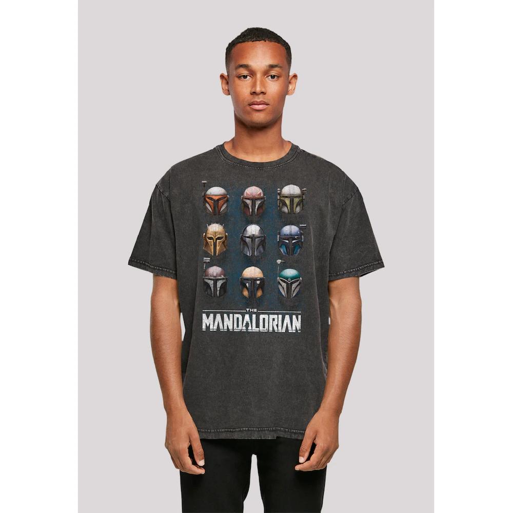 F4NT4STIC T-Shirt »Star Wars The Mandalorian Helmets« Premium Qualität ▷ für