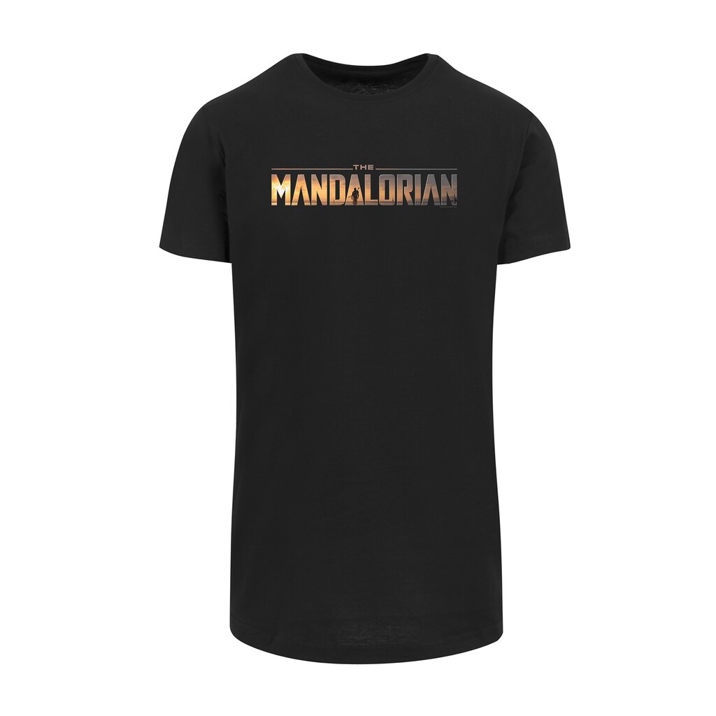 F4NT4STIC T-Shirt »Star Wars The Mandalorian« Herren Premium Merch Lang Longshirt Bedruckt