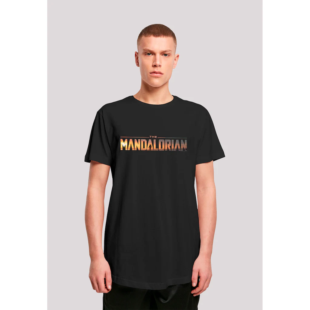 F4NT4STIC T-Shirt »Star Wars The Mandalorian« Herren Premium Merch Lang Longshirt Bedruckt