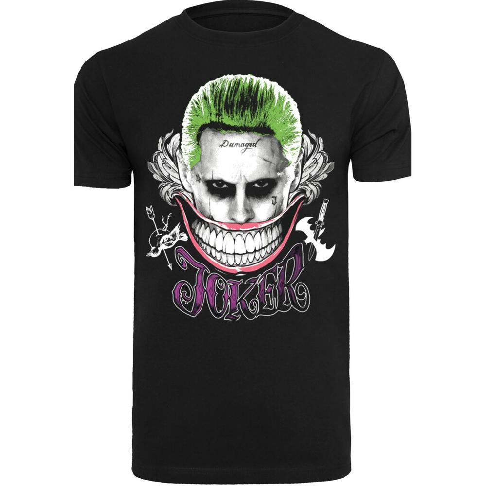 F4NT4STIC T-Shirt »Suicide Squad Joker Coloured Smile« Print
