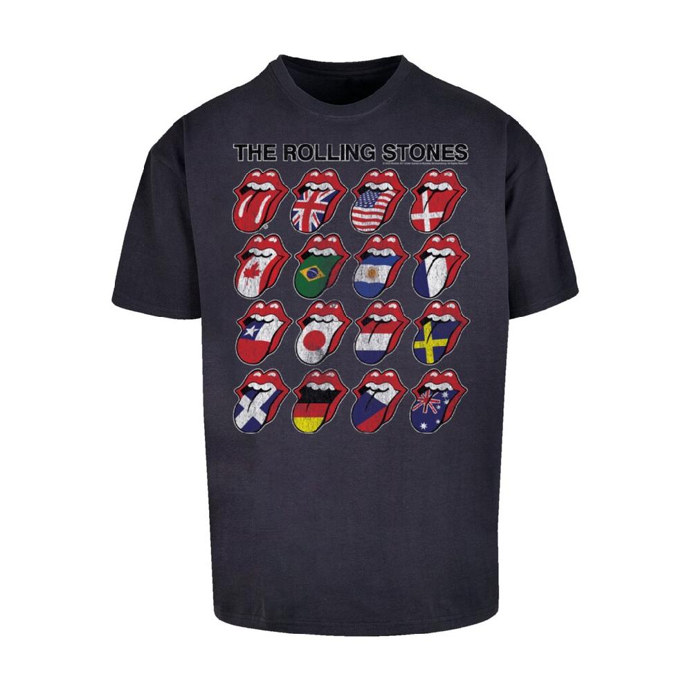 F4NT4STIC T-Shirt »The Rolling Stones Voodoo Lounge Tongues« Musik Band Logo ▷ Kaufen