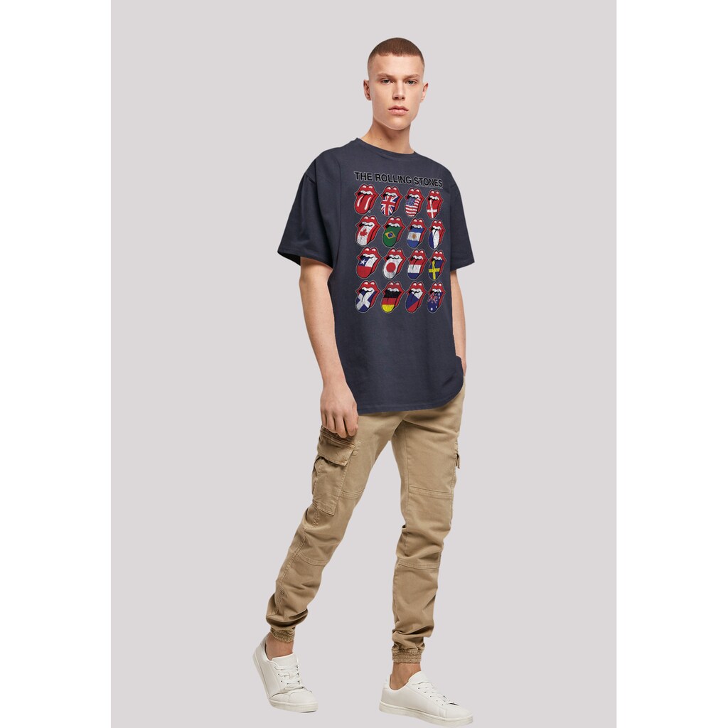 F4NT4STIC T-Shirt »The Rolling Stones Voodoo Lounge Tongues« Musik Band Logo ▷ Kaufen