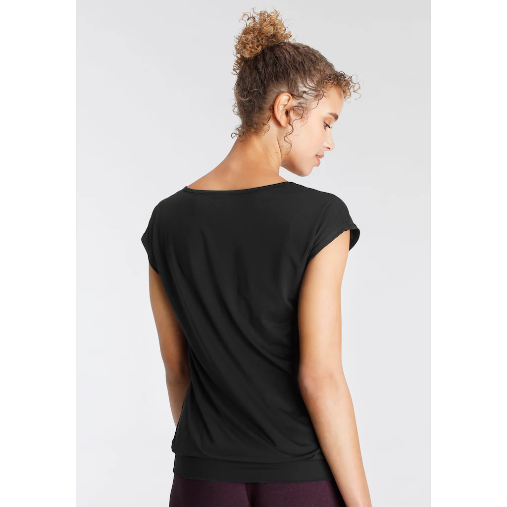 FAYN SPORTS Funktionsshirt »Cuffed Tee« Atmungsaktiv Schnell Trocknend Aus Jerseystoff