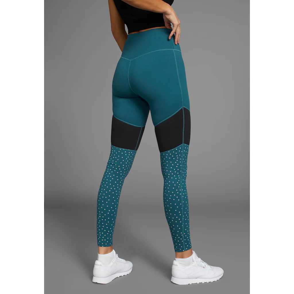 FAYN SPORTS Funktionstights »Tights Mit Colorblock« Und Reflektorprint