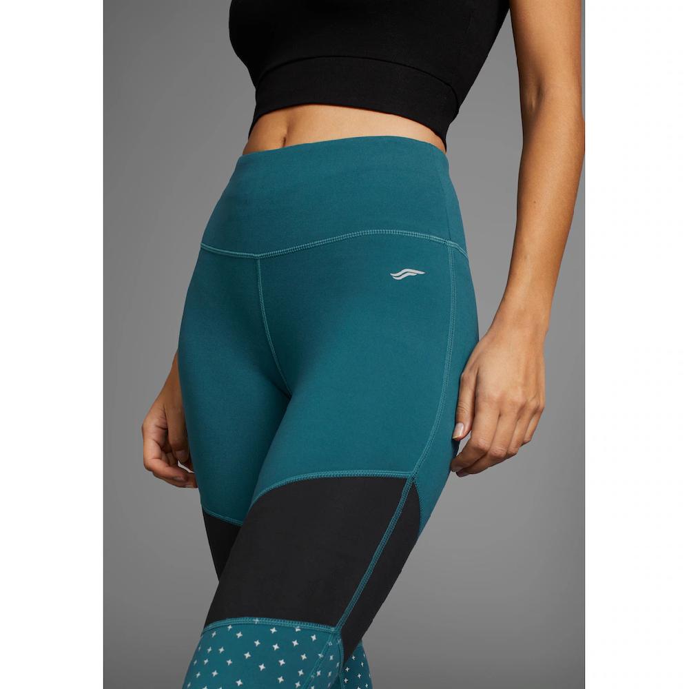 FAYN SPORTS Funktionstights »Tights Mit Colorblock« Und Reflektorprint