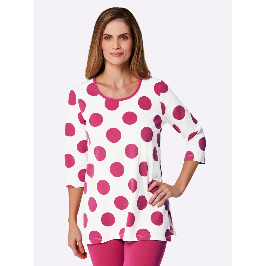 Feel Good Rundhalsshirt »Longshirt« (1 Tlg.)
