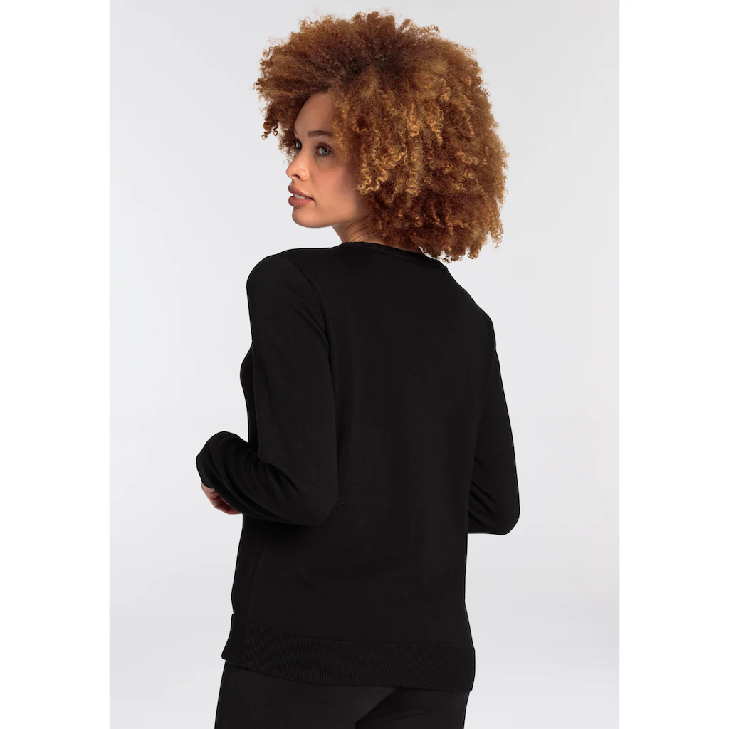 Flashlights Strickjacke Kastige Form