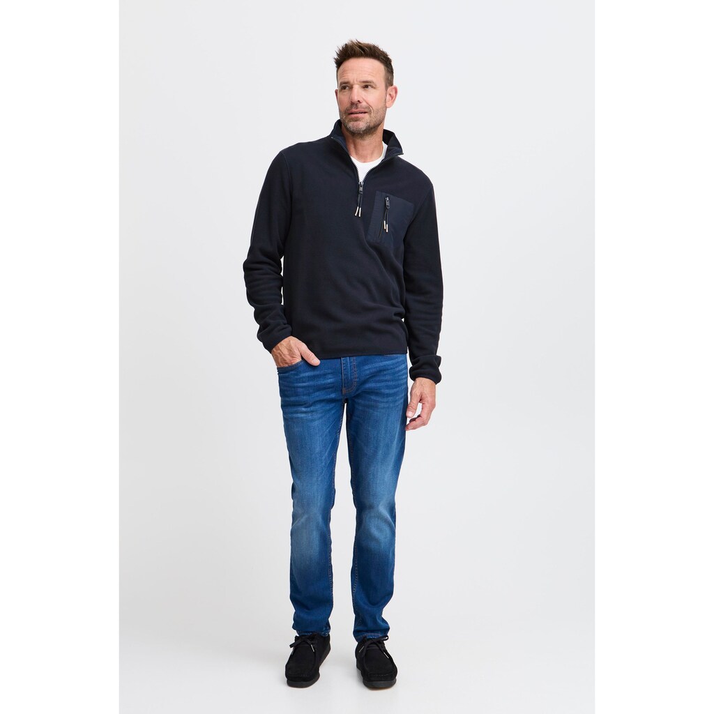 FQ1924 Troyer »Fleecejacke FQHARRY Micro Fleece Halfzip« ▷ Für