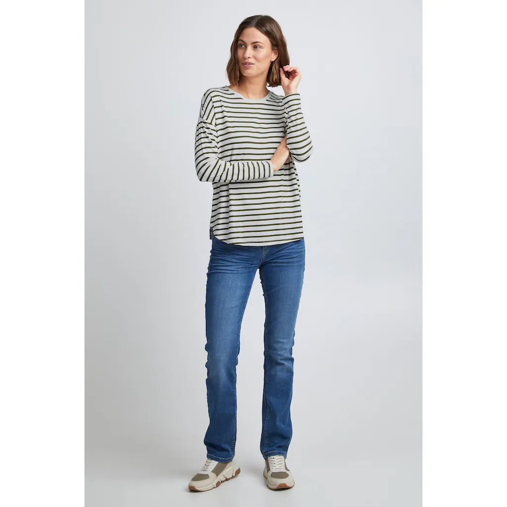 Fransa Langarmshirt »Langarmshirt FREmfloral«