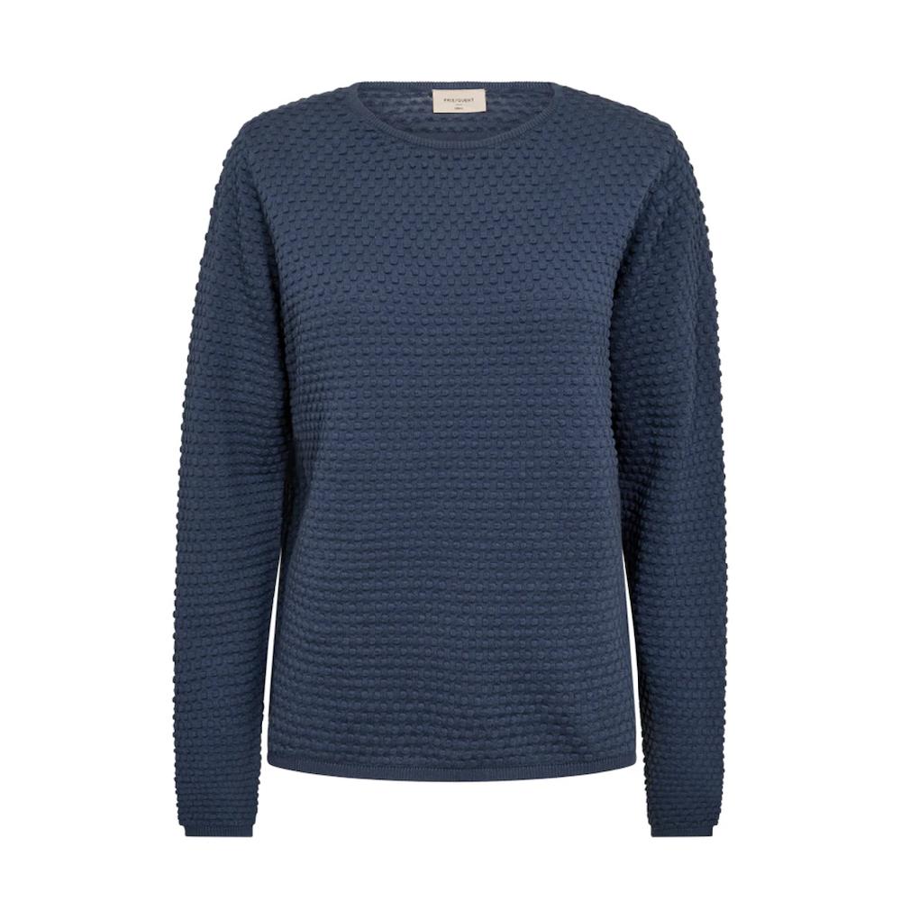 FREEQUENT Strickpullover »FQDODO« mit Strick-Knoten-Details