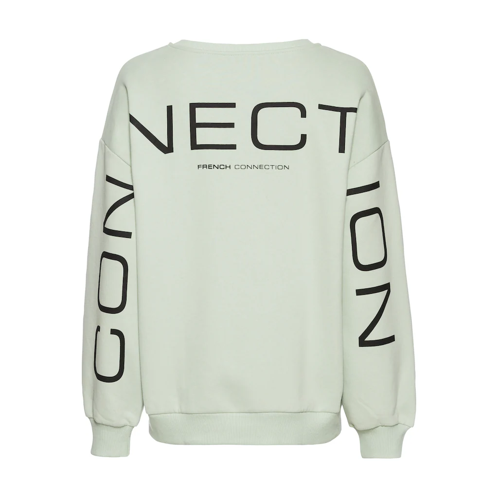 French Connection Sweatshirt Mit Großem Logodruck Auf Dem Rücken