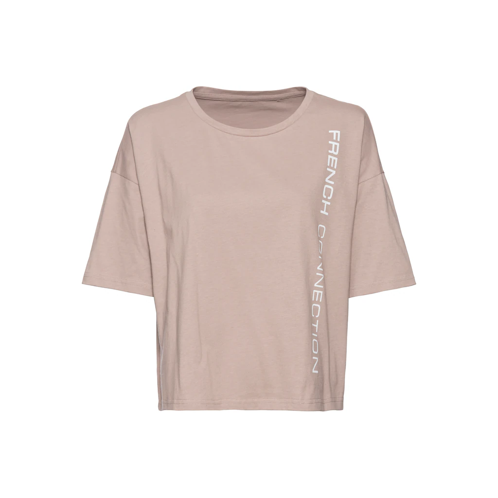 French Connection T-Shirt Mit Weiten Ärmeln Und Logodruck