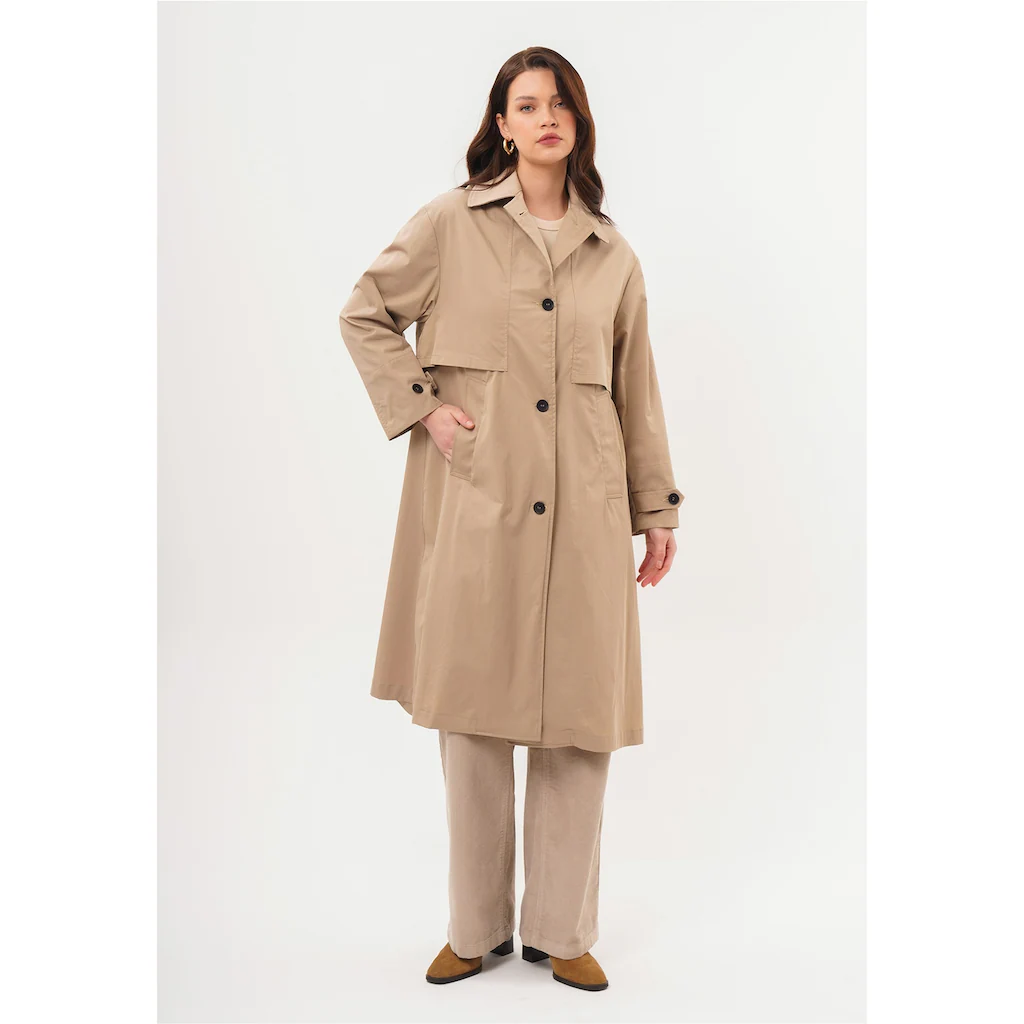 freshlions Trenchcoat »Cecilia« in klassischem Design