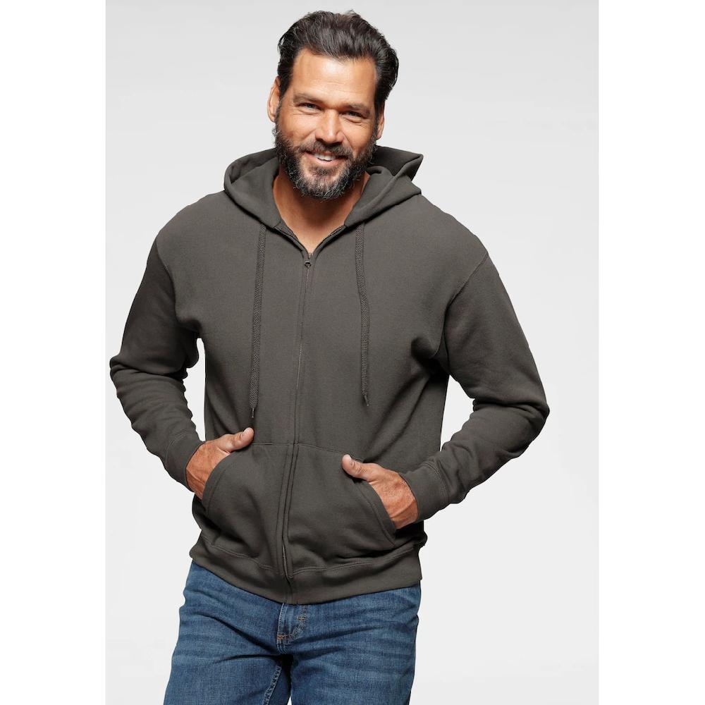 Fruit of the Loom Kapuzensweatjacke aus Baumwollmischung ▷ kaufen