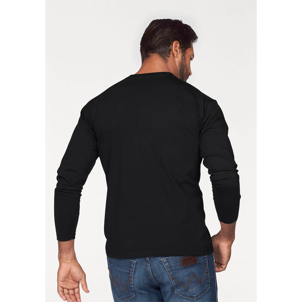 Fruit Of The Loom Langarmshirt (Packung 2 Tlg.) Aus Reiner Baumwolle