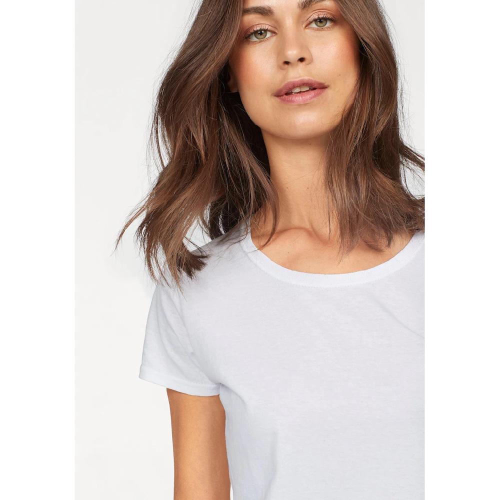 Fruit Of The Loom Rundhalsshirt (Packung 5 Tlg.) Original T. LADY-FIT Im 5er Pack