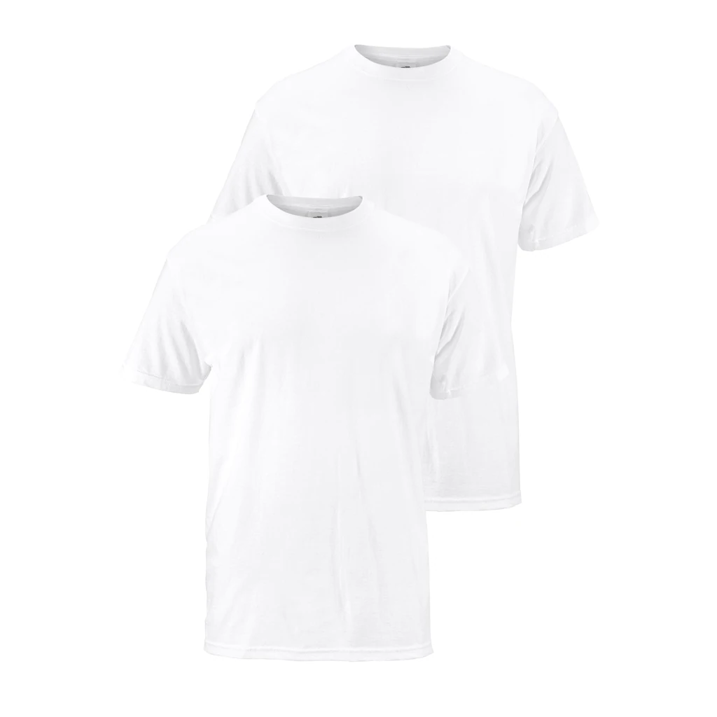 Fruit of the Loom T-Shirt (Packung 2 tlg.) aus reiner Baumwolle