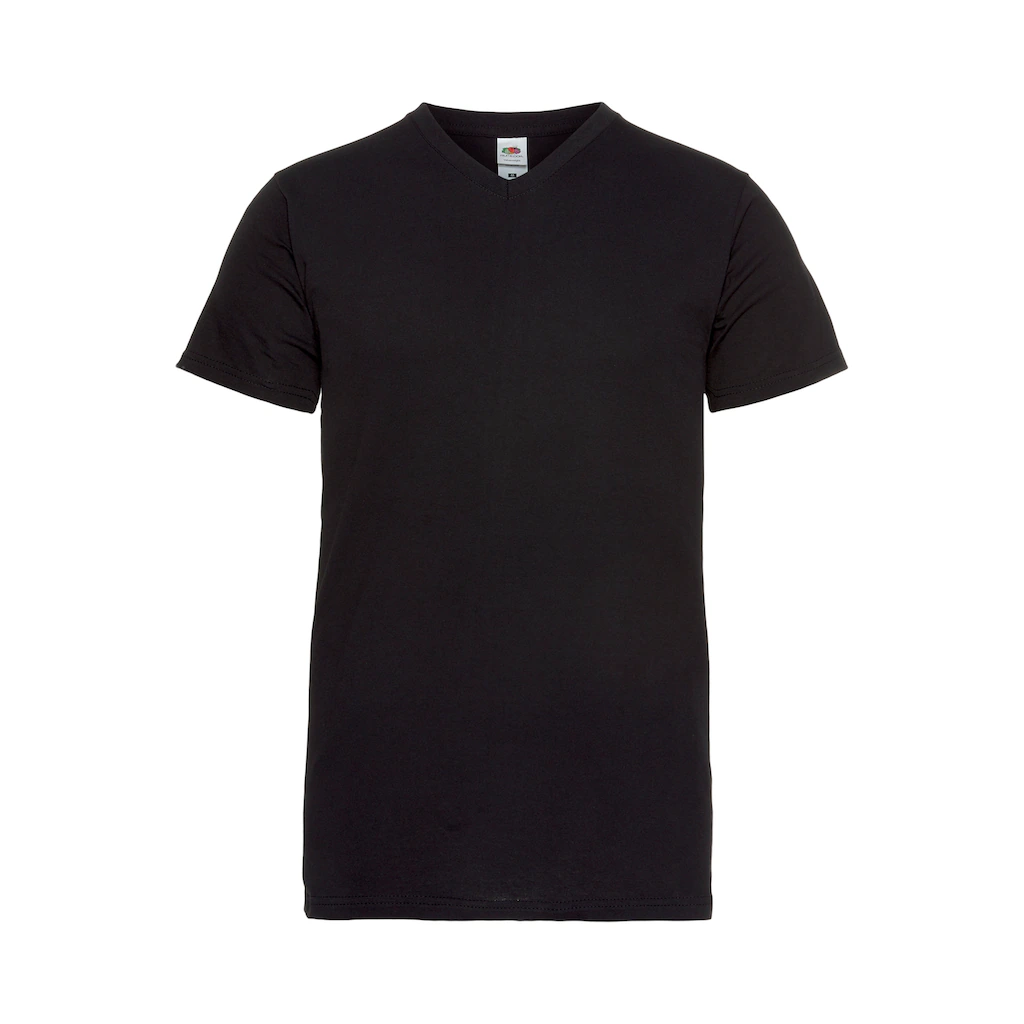 Fruit Of The Loom T-Shirt (Packung 2 Tlg.) Mit V-Ausschnitt