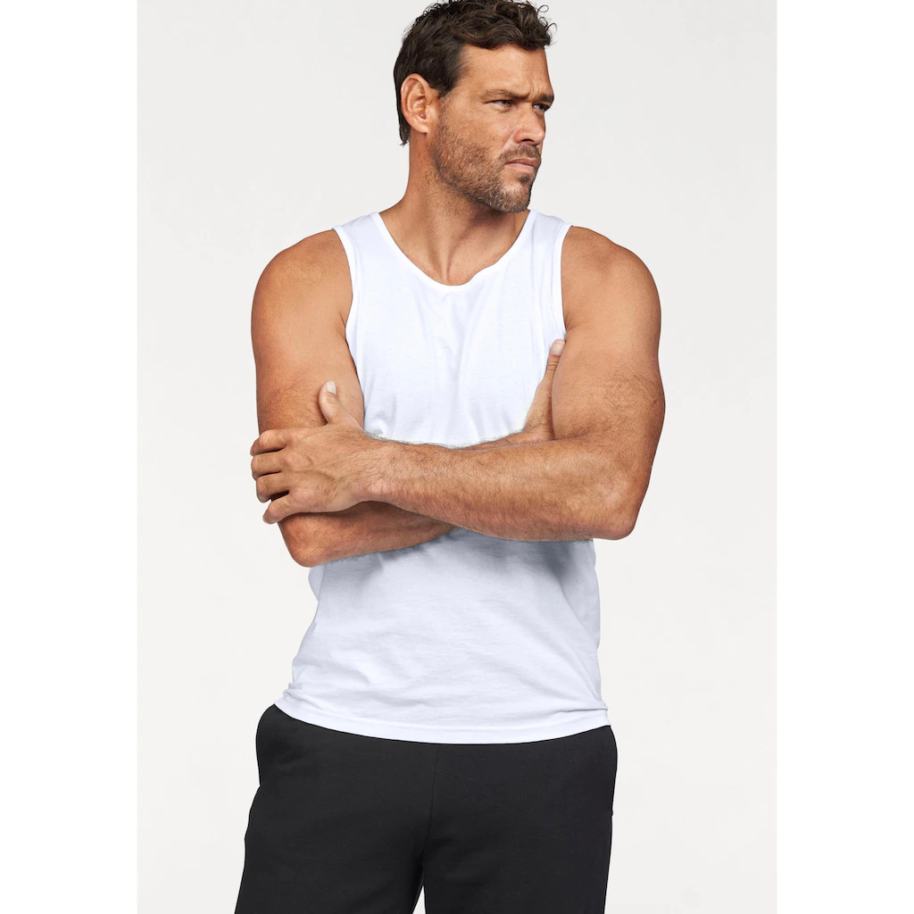 Fruit Of The Loom Tanktop (Packung 2 Tlg.) Aus Reiner Baumwolle