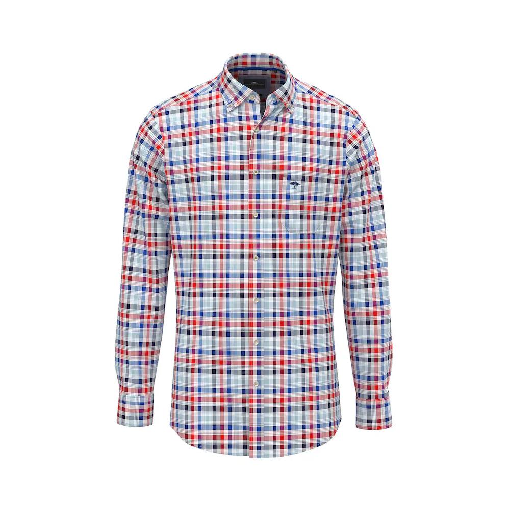 FYNCH-HATTON Karohemd mit Logo Stickerei ▷ bestellen