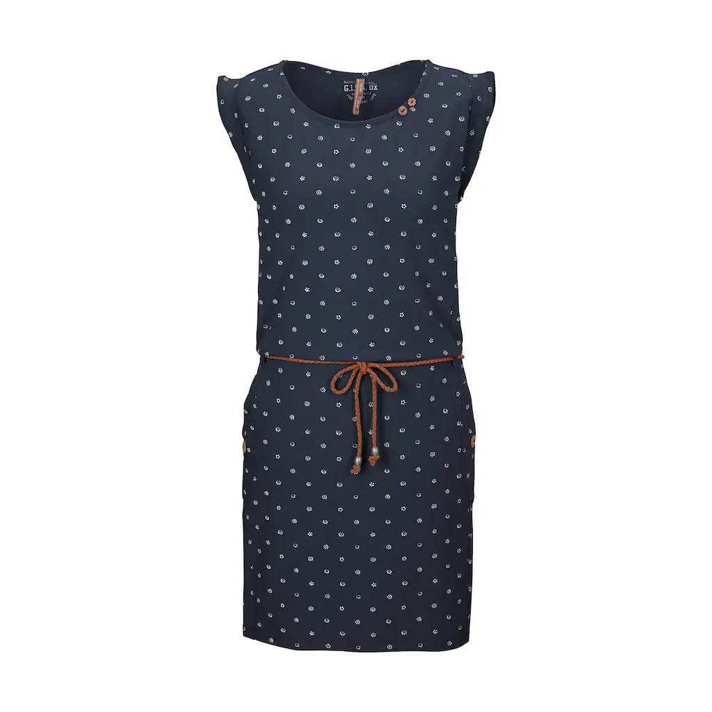 G.I.G.A. DX by killtec Sommerkleid »GS 42 WMN DRSS« Sommerkleid bequemes Material All Over-Print geflochtener Gürtel