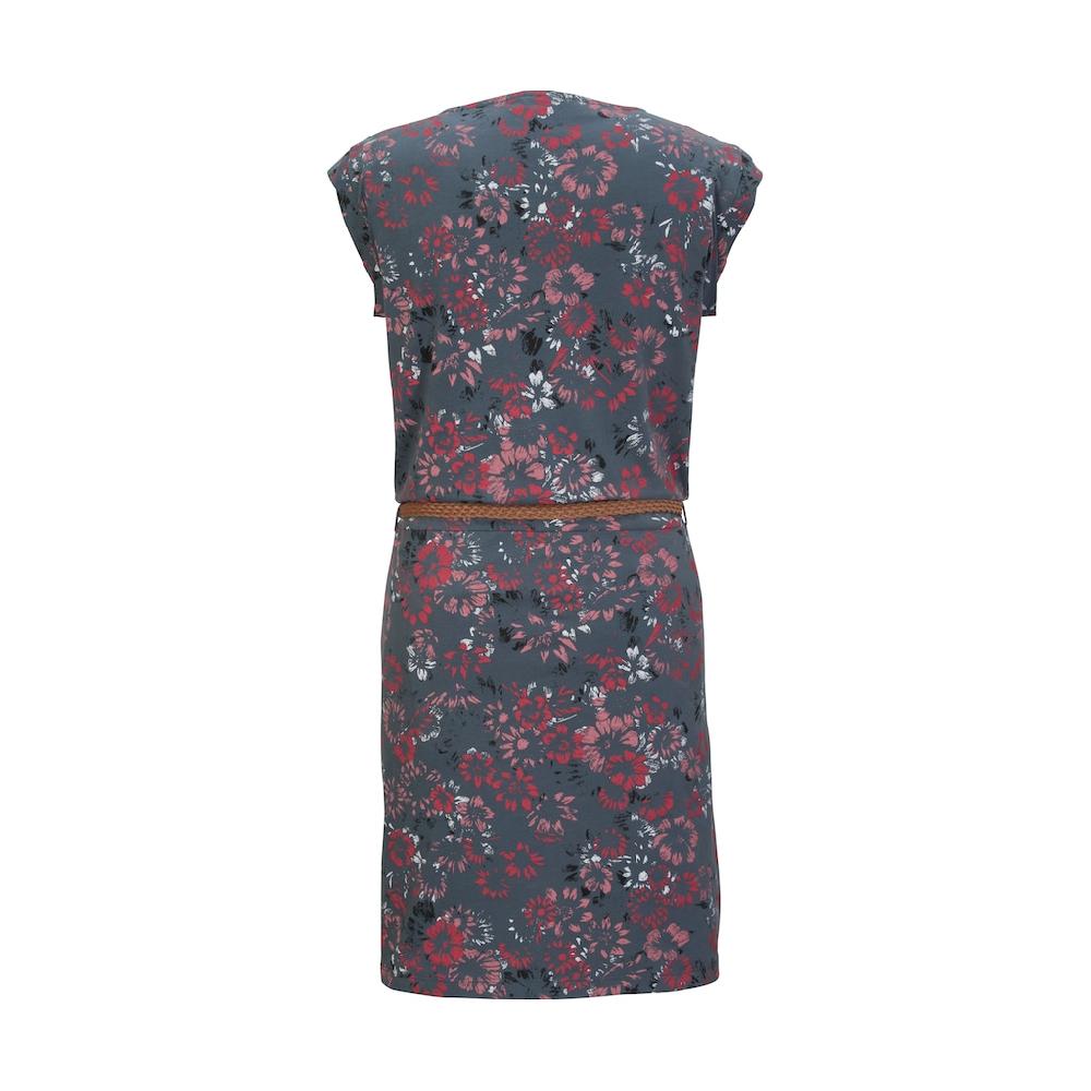 G.I.G.A. DX By Killtec Sommerkleid »GS 43 WMN DRSS« Kleid Mit Floralem Print Bindegürtel 100% Baumwolle