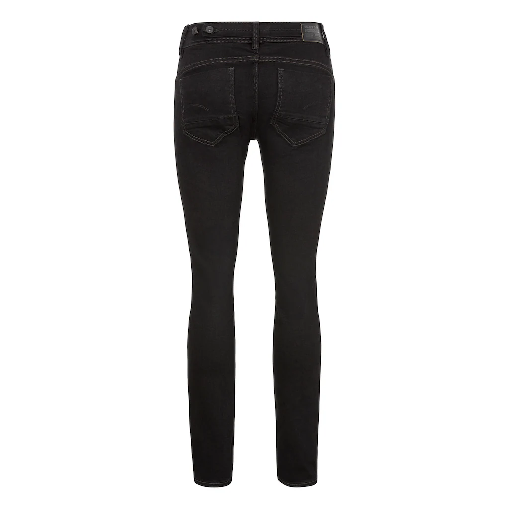 G-STAR 5-Pocket-Jeans »Midge Straight« Mit Verstelllasche Hinten Am Bund