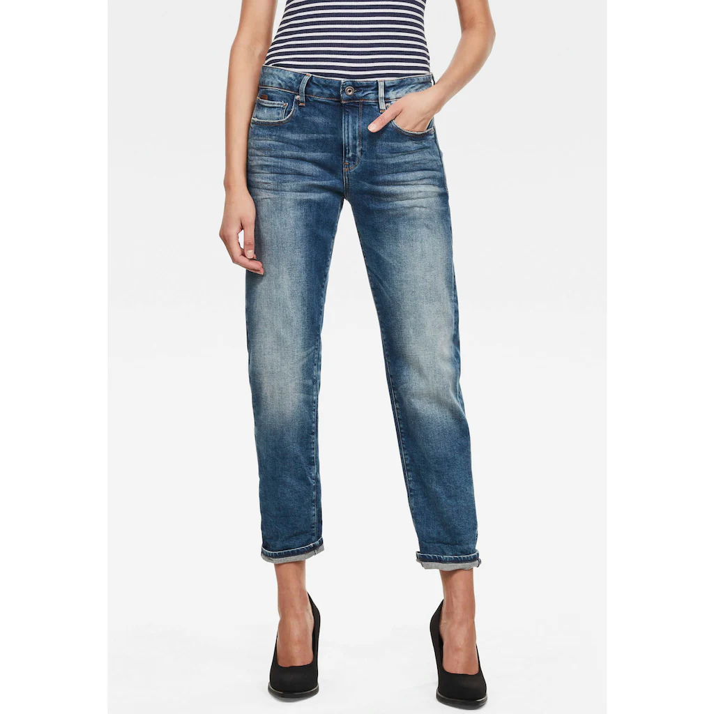 G-STAR Boyfriend-Jeans »Kate Boyfriend« mit authentischen Used Effekten