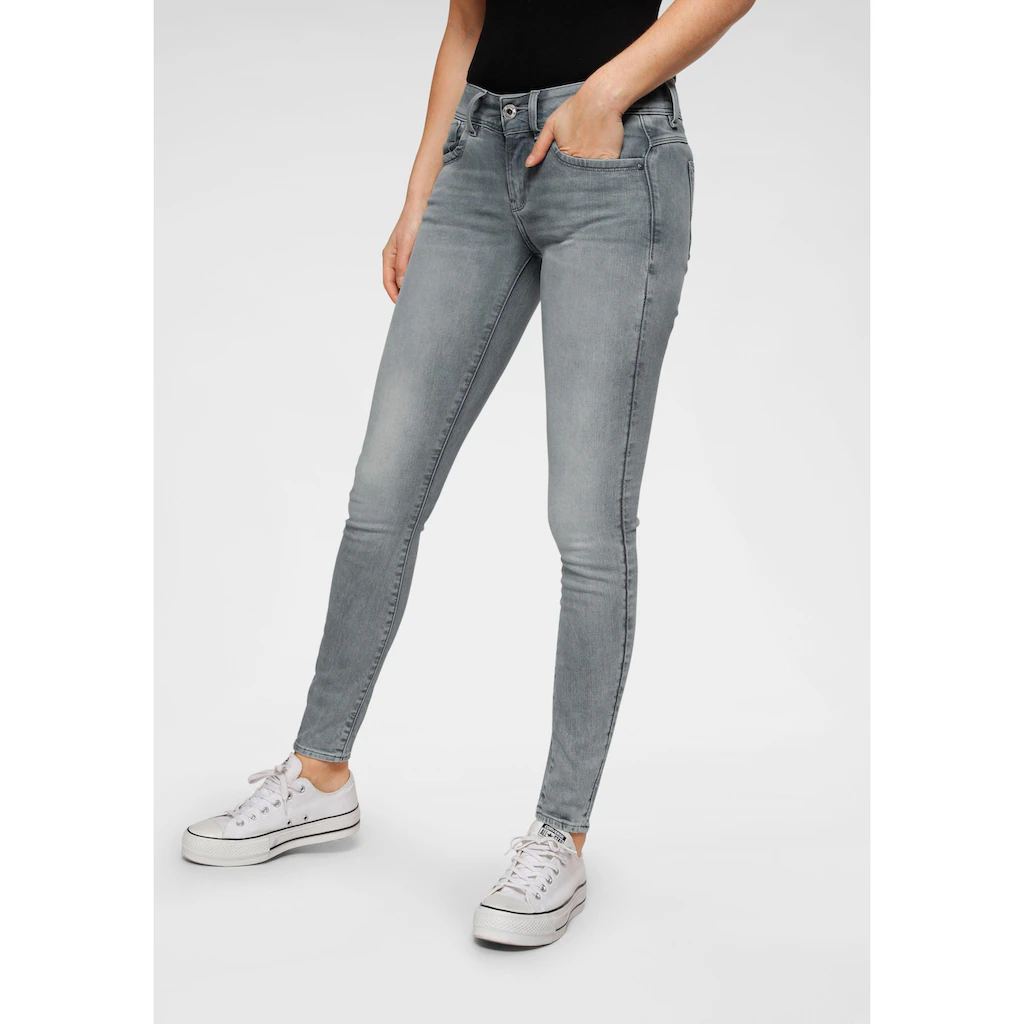 G-STAR Skinny-fit-Jeans »Mid Waist Skinny« Mit Elasthan-Anteil