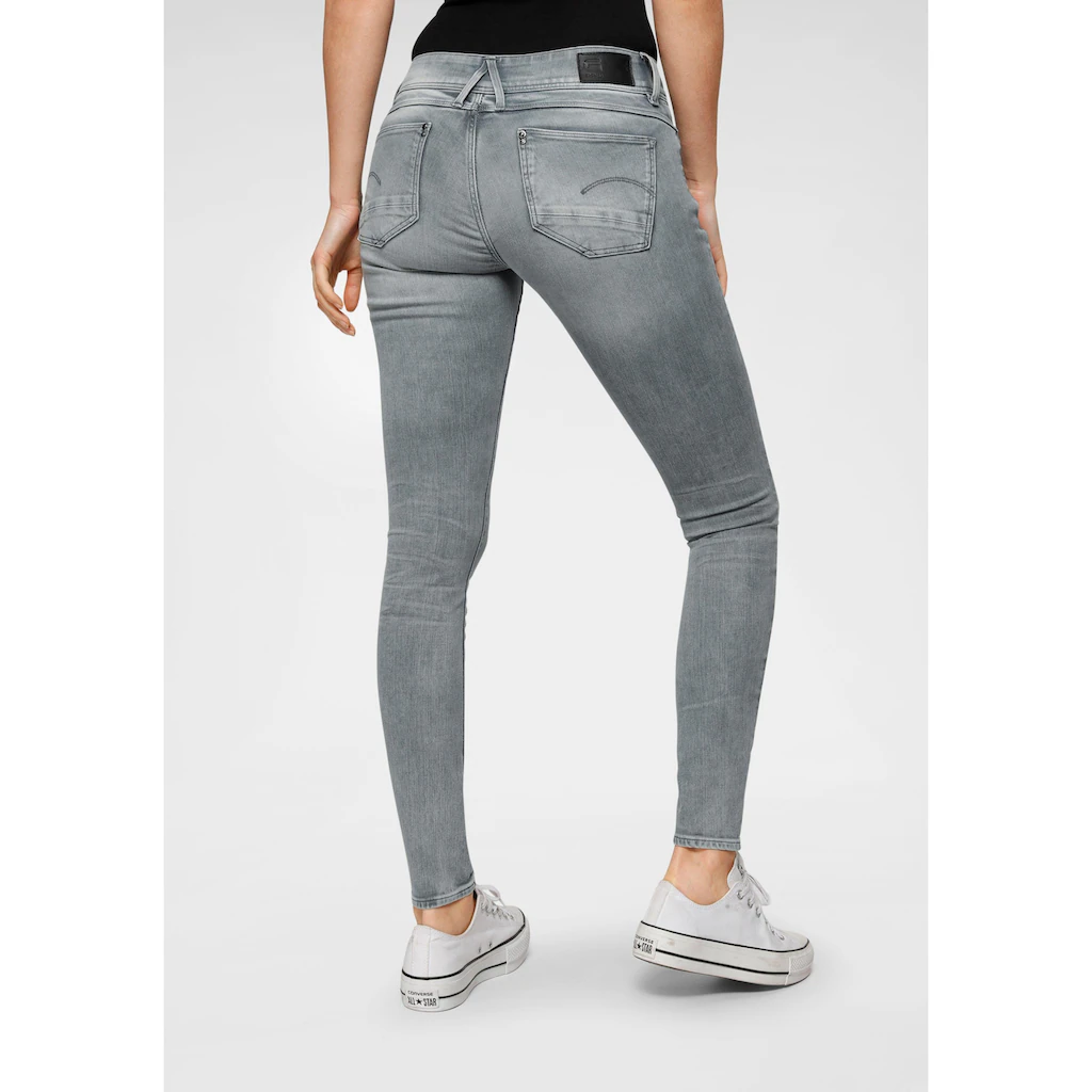 G-STAR Skinny-fit-Jeans »Mid Waist Skinny« mit Elasthan-Anteil