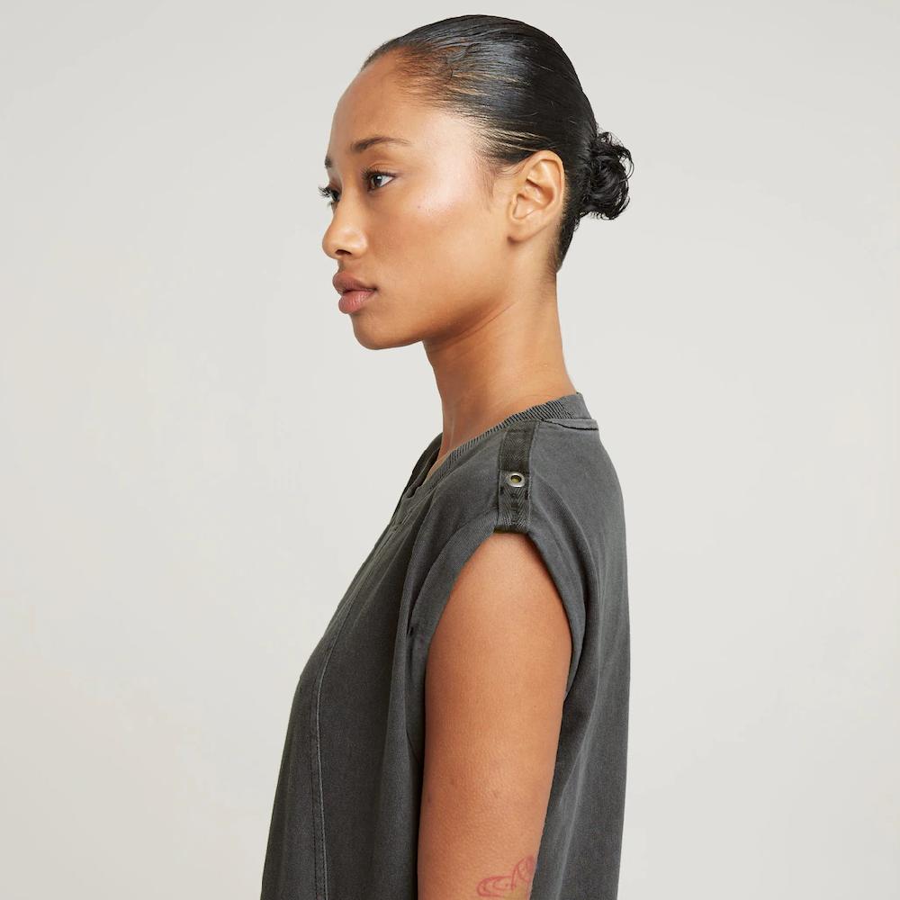 G-STAR Sommerkleid »Seam Detail Overdyed Loose Dress« Ohne Ärmel