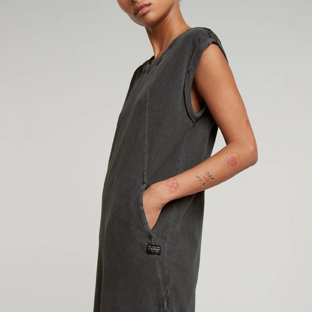 G-STAR Sommerkleid »Seam Detail Overdyed Loose Dress« Ohne Ärmel