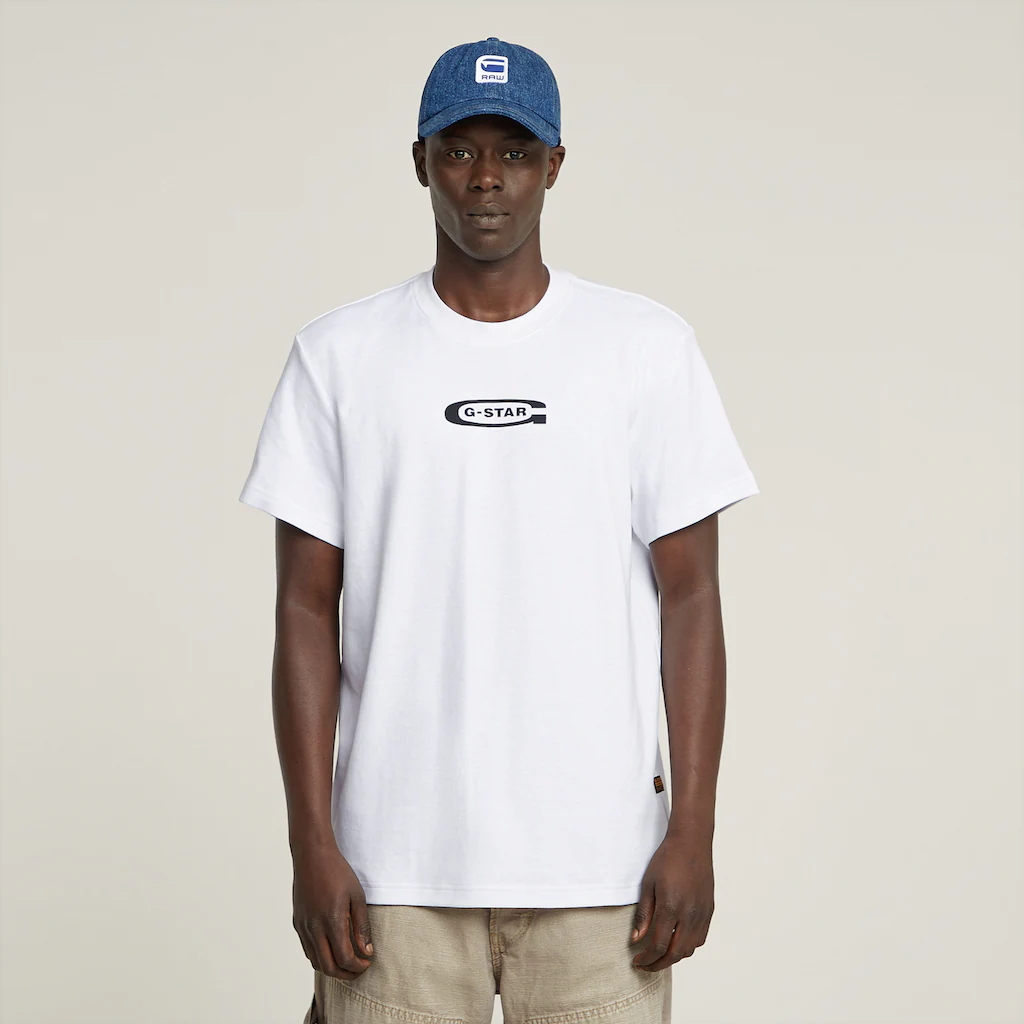G-STAR T-Shirt »Old Skool Logo« mit Frontprint ▷ für