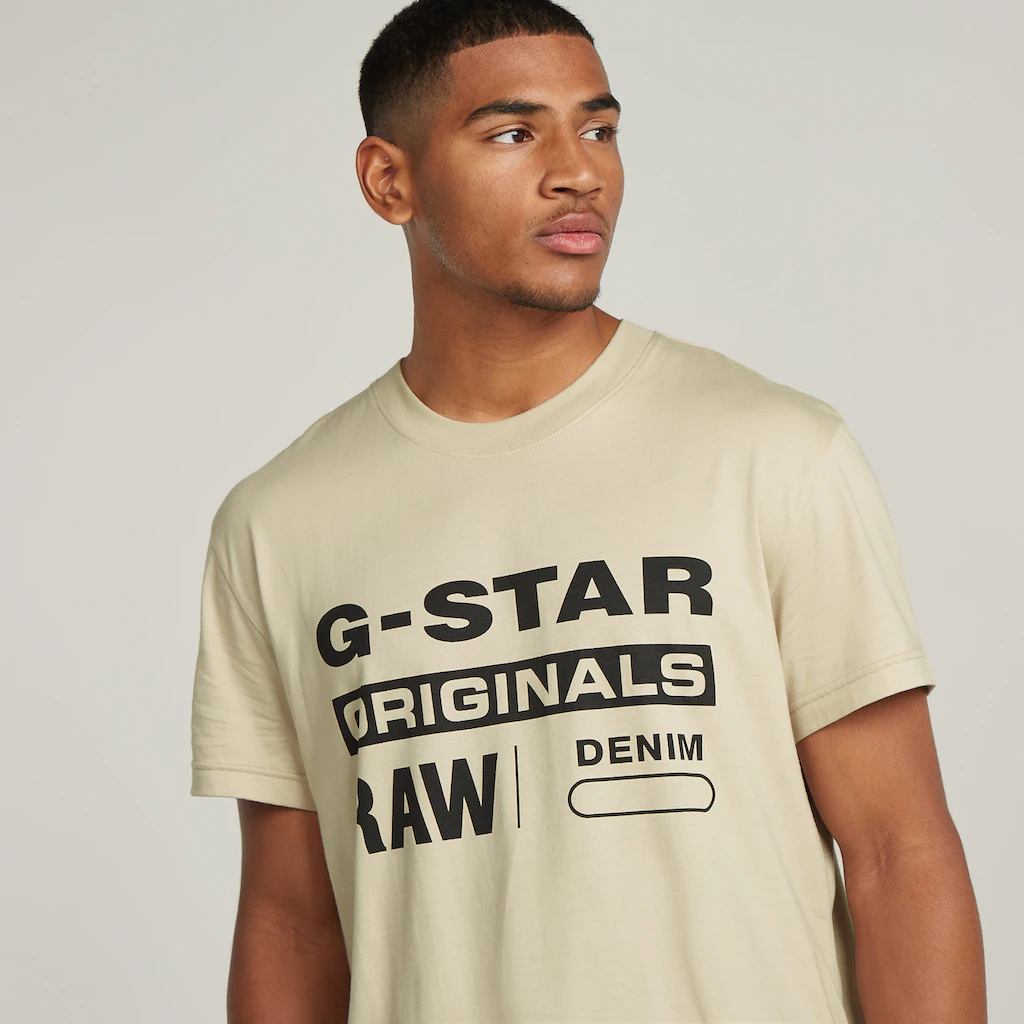 G-STAR T-Shirt »Originals« Mit Großem Frontprint