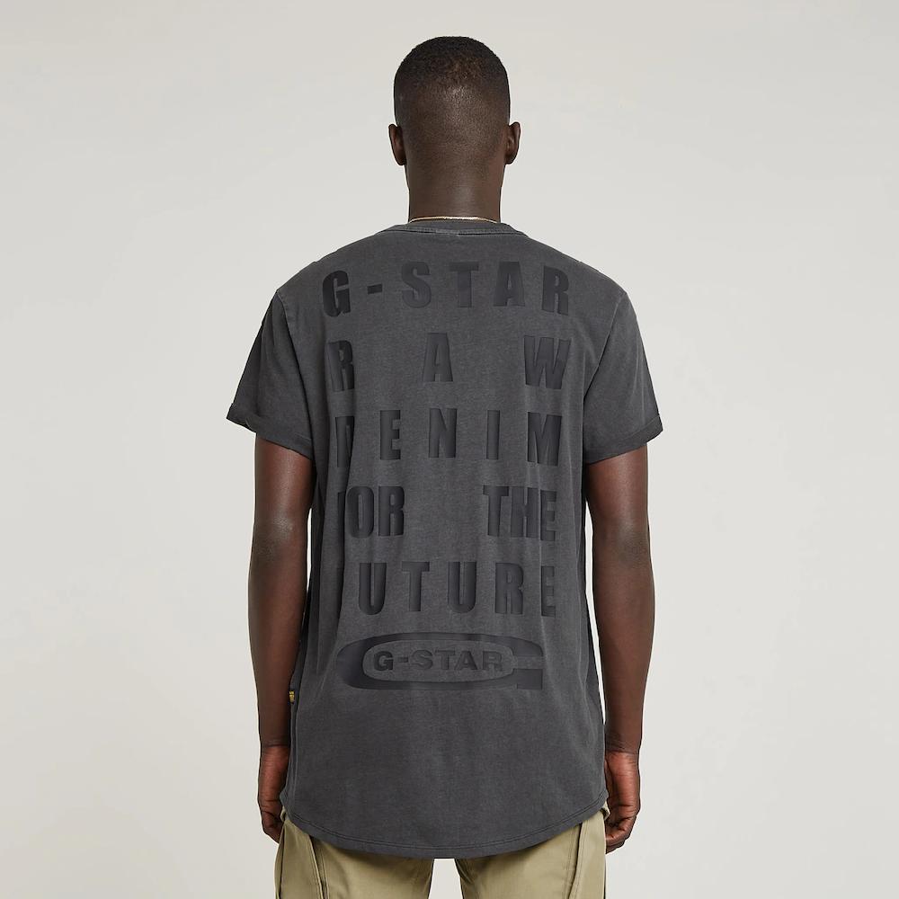 G-STAR T-Shirt »Text Back Overdyed Lash« Mit Großem Backprint ▷ Bestellen