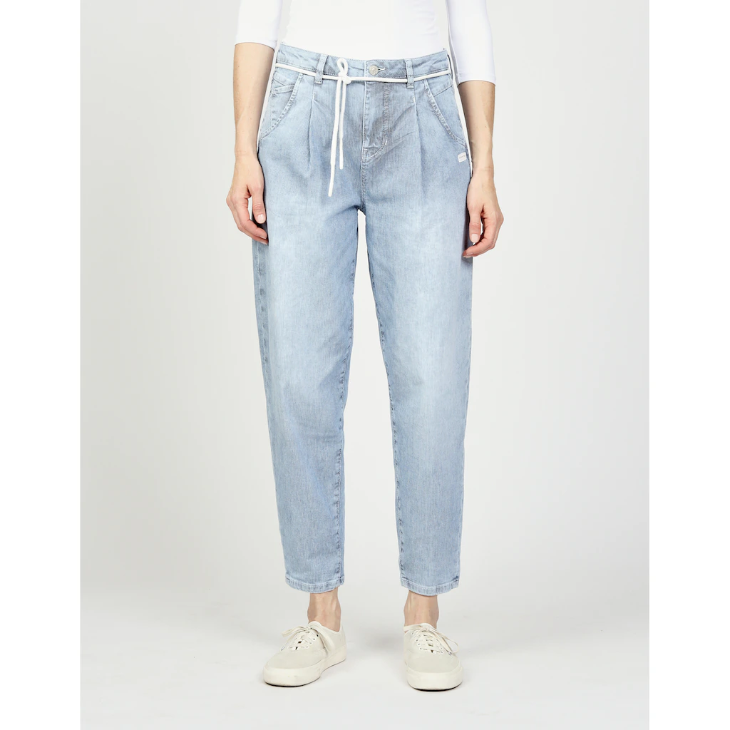 GANG Ankle-Jeans »94SILVIA JOGGER« Im Ballon-Fit Lässig-weiter O-Shape